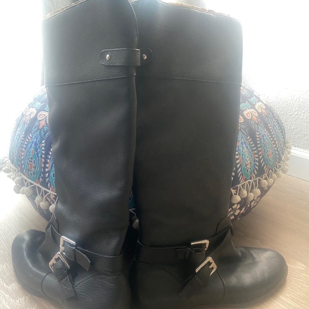CALVIN KLEIN tall riding boots